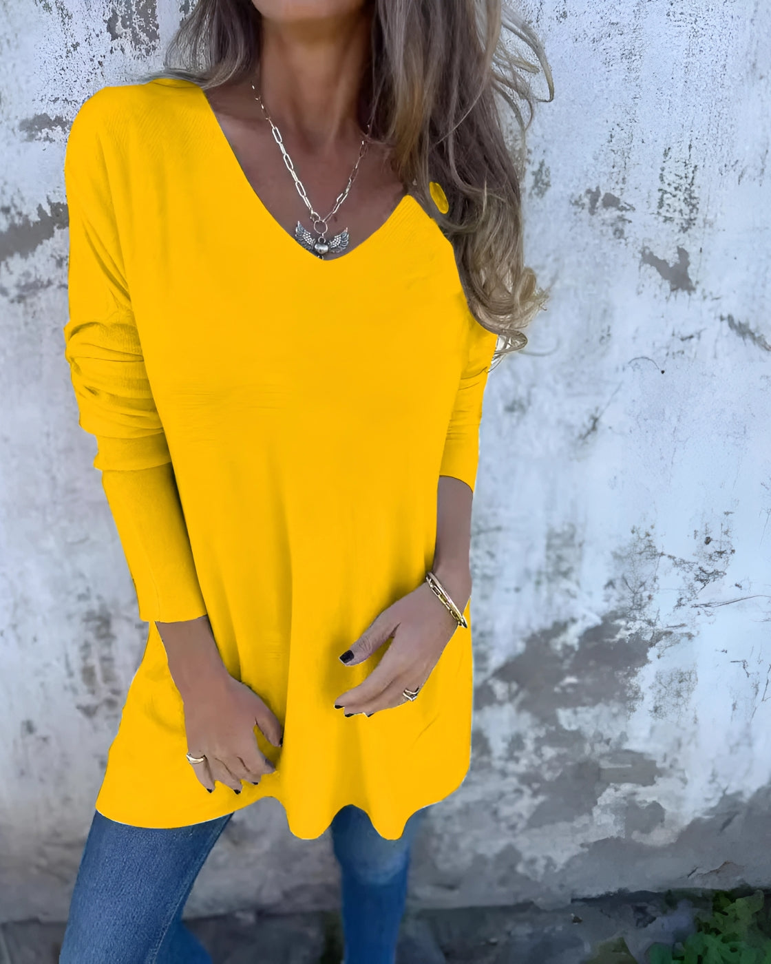 Camisa Eva | Decote em V - Delicada e Fresquinha (Algodão Premium)