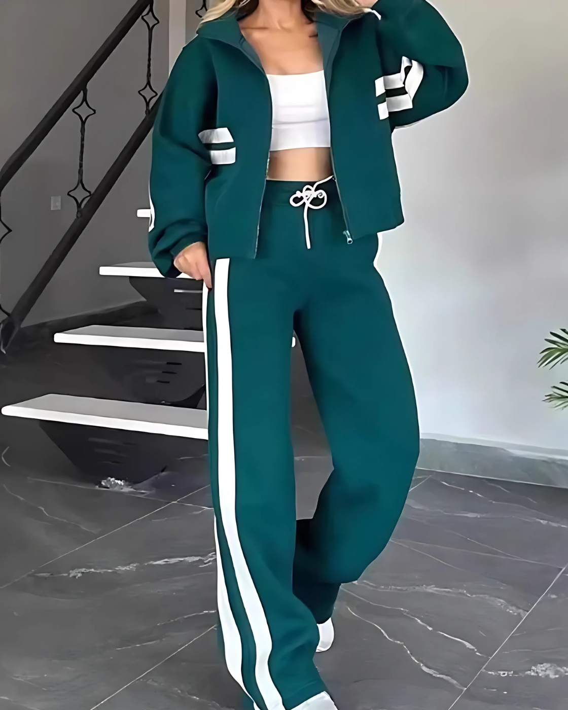 Conjunto Amora Y2K | 2 Peças - (Estilo Europeu)