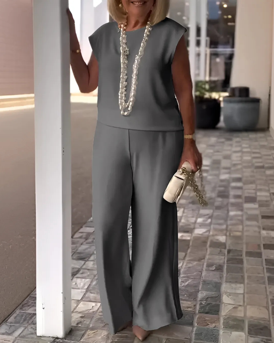 Conjunto Elizabeth | 2 Peças - Linho Premium (Estilo Casual)