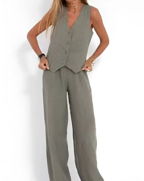 Conjunto Casual Luma | 2 Peças (Leve e Soltinho)