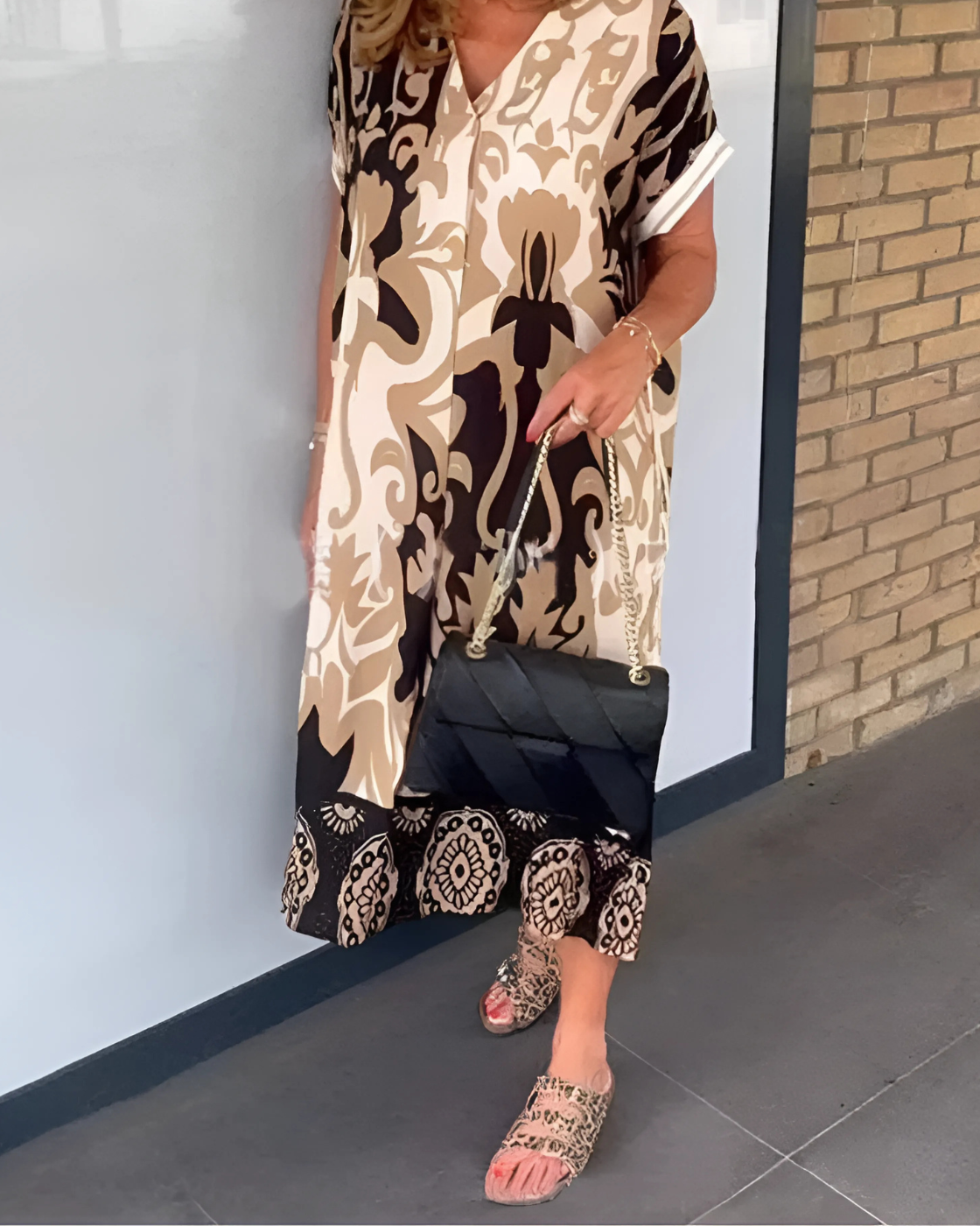 Vestido Ambrose | Decote em V - Fresco e Soltinho (Primavera 2025)