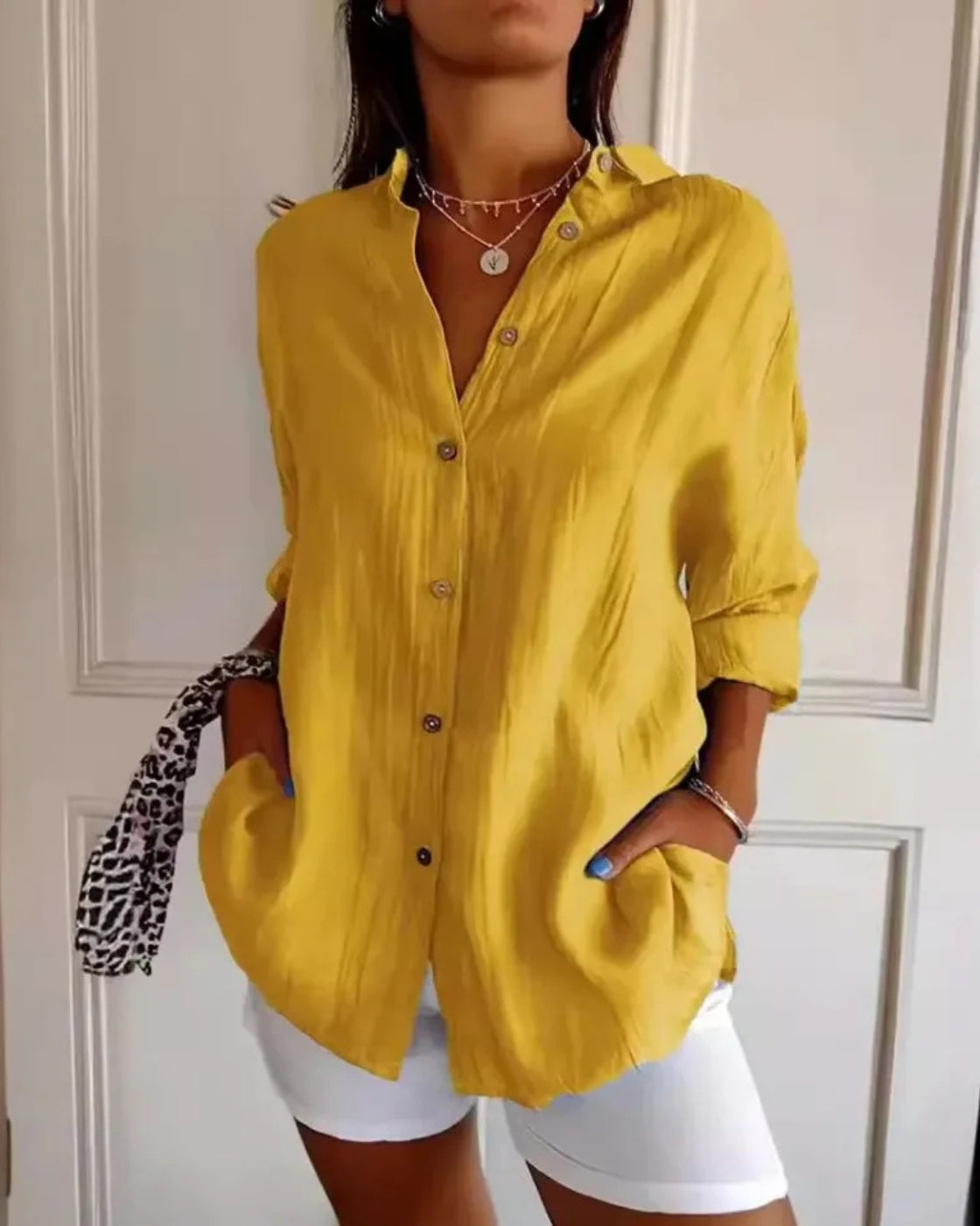 Camisa Ivy de Linho e Algodão