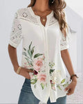Camisa Slim Floral Eva