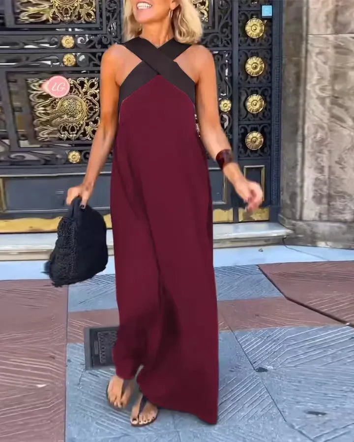 Vestido Diana | Sem Manga - Fresco e Soltinho (Estilo Italiano)